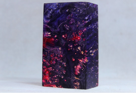 Stabilized Maple Burl Wood Mod Block